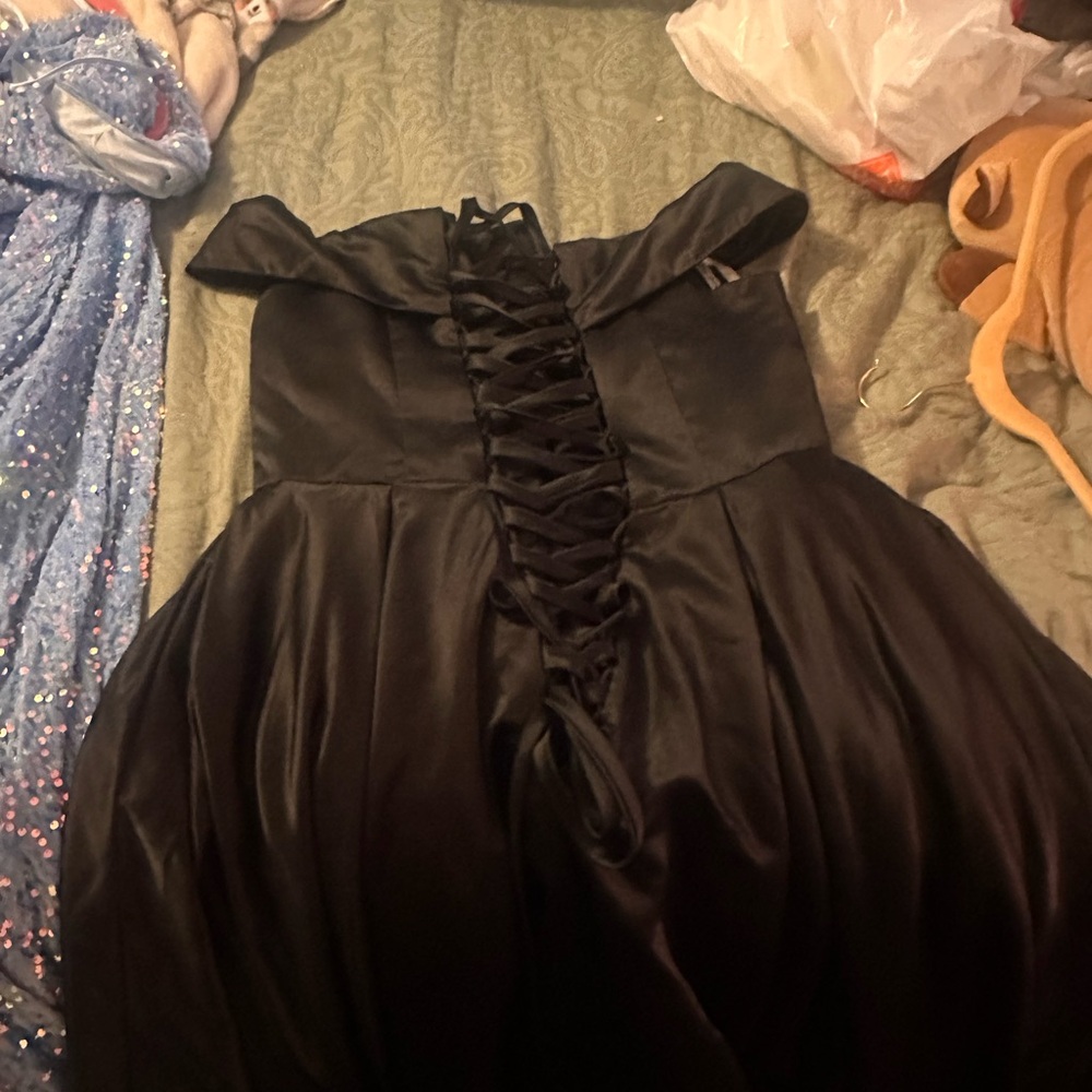 Elegant Black Corset Dress